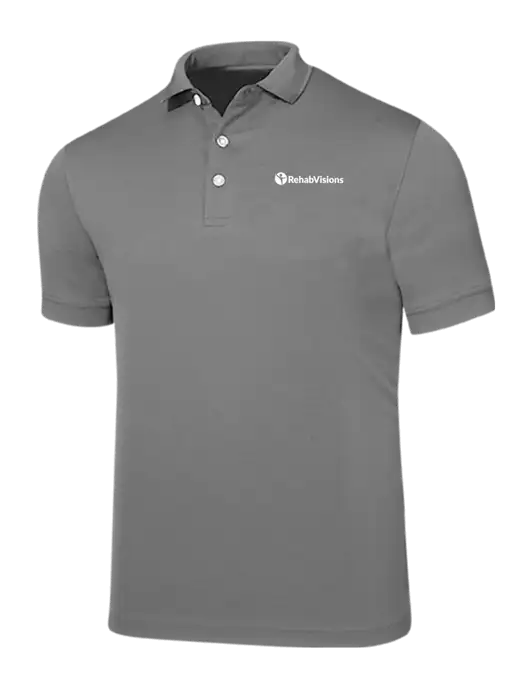 Callaway Ottoman Medium Grey Polo w/RehabVisions POST Logo