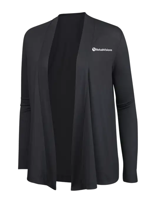 Smoke Grey Womens Concept Cardigan w/RehabVisions POST Logo