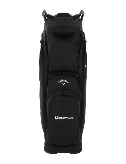 Callaway Org 14 Black Cart Golf Bag  w/RehabVisions POST Logo