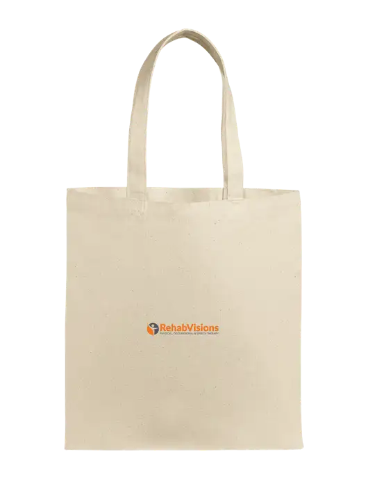 Eco Blend Natural Canvas Tote w/RehabVisions POST Logo