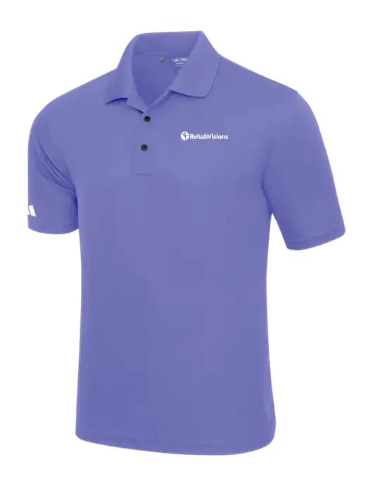 Adidas Light Purple Basic Sport Polo w/RehabVisions POST Logo