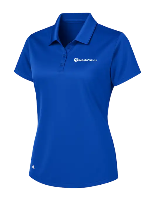 Adidas Royal Womens Basic Sport Polo w/RehabVisions POST Logo