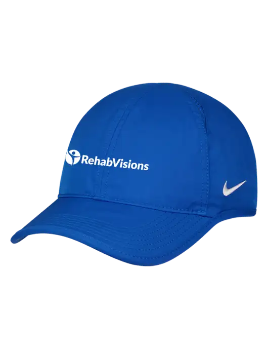 Nike Royal Featherlight Cap w/RehabVisions POST Logo