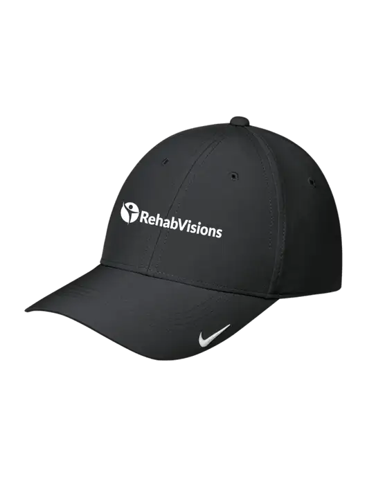 Nike Black Dri-FIT Legacy Cap w/RehabVisions POST Logo