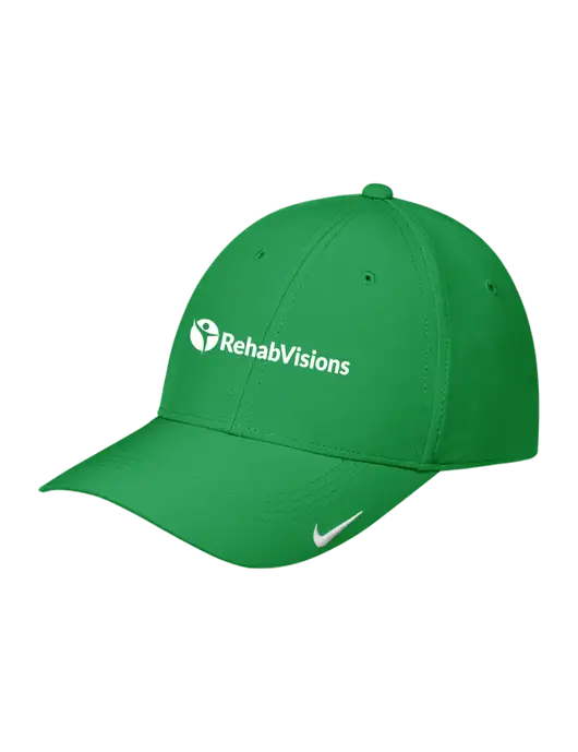 Nike Kelly Green Dri-FIT Legacy Cap w/RehabVisions POST Logo