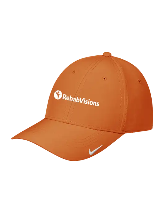Nike Burnt Orange Dri-FIT Legacy Cap w/RehabVisions POST Logo