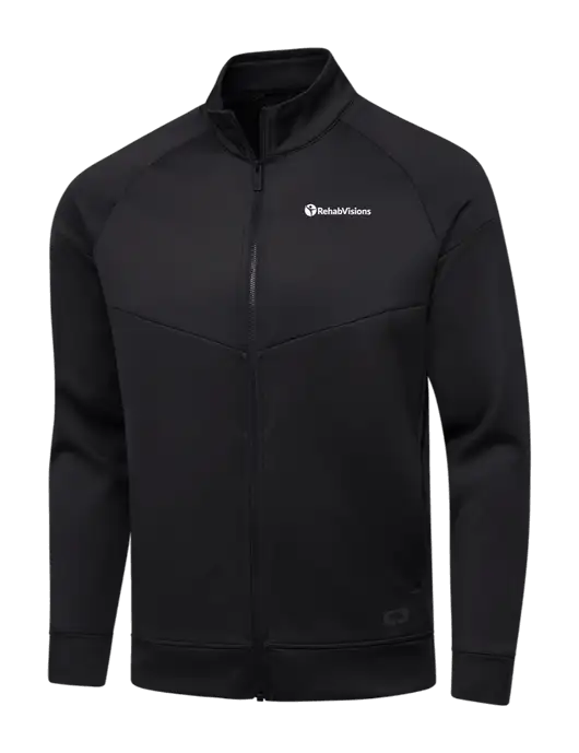 OGIO Black Endurance Modern Performance Full-Zip w/RehabVisions POST Logo