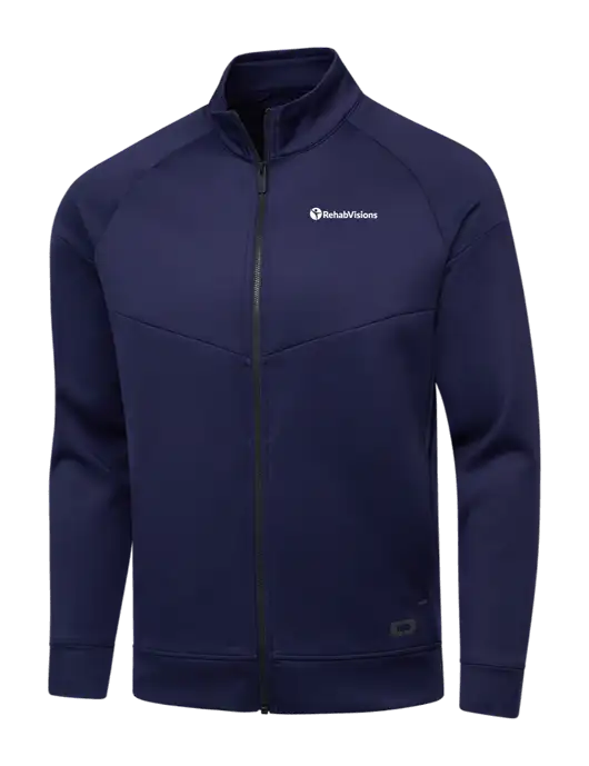 OGIO Navy Endurance Modern Performance Full-Zip w/RehabVisions POST Logo