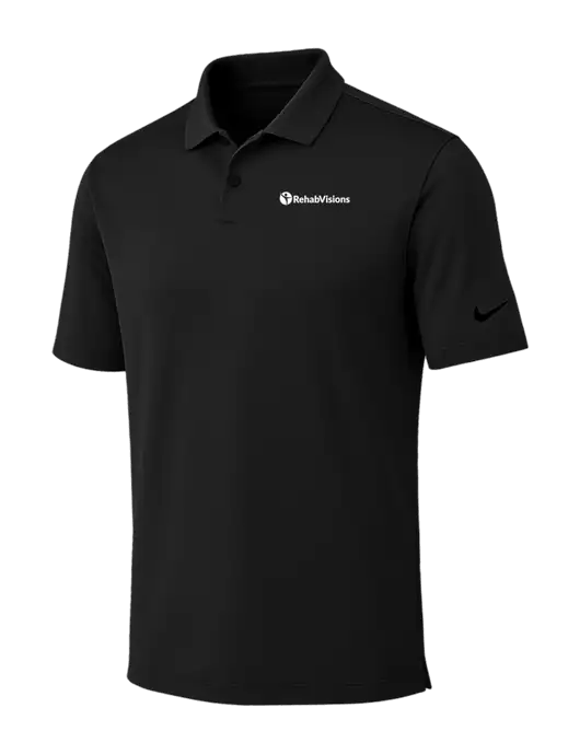 Nike Black Dri-FIT Vapor Polo w/RehabVisions POST Logo