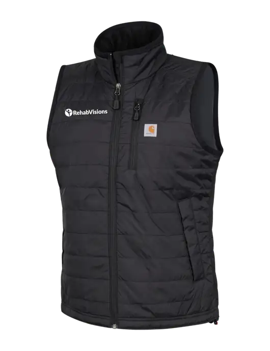 Carhartt Womens Black Gilliam Vest w/RehabVisions POST Logo