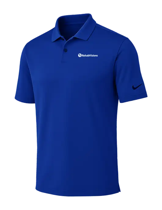Nike Dark Royal Dri-FIT Vapor Polo w/RehabVisions POST Logo