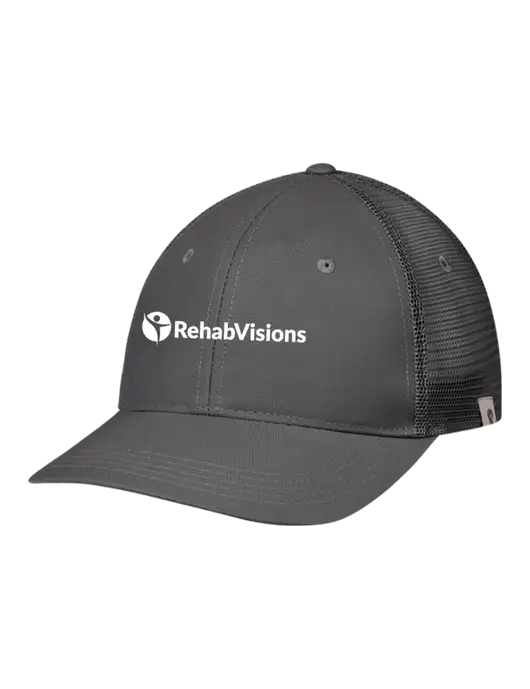 Carhartt Dark Grey Trucker Rugged Pro Series Cap w/RehabVisions POST Logo