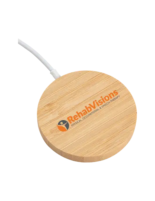 Bamboo Charging Pad w/RehabVisions POST Logo