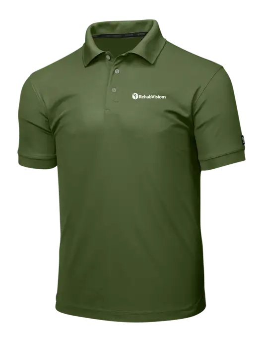 OGIO Olive Caliber 2.0 Polo w/RehabVisions POST Logo