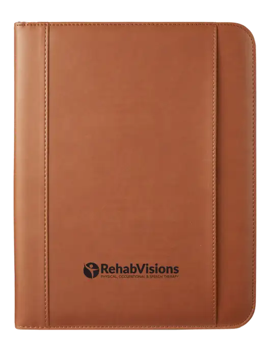 Leeman Light Brown Tuscany Mobile Portfolio 10.23  x 13 w/RehabVisions POST Logo