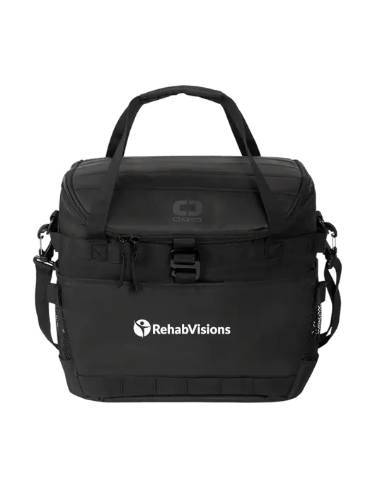 OGIO Black Sprint 24-Pack Cooler w/RehabVisions POST Logo