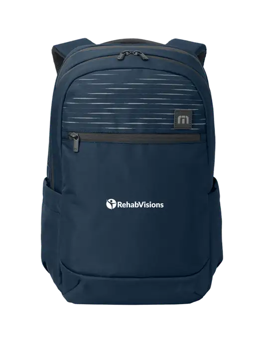 TravisMathew Navy Approach Backpack w/RehabVisions POST Logo