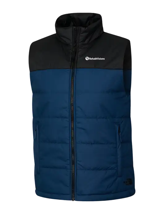 The North Face Navy Everyday Insulated Vest w/RehabVisions POST Logo