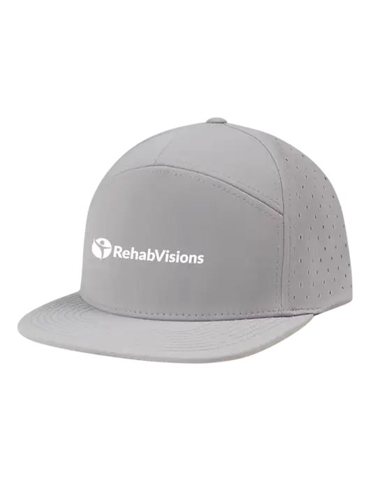 Richardson Light Grey Cannon Cap w/RehabVisions POST Logo
