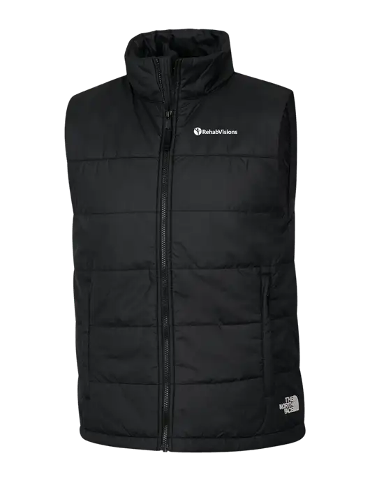 The North Face Black Everyday Insulated Vest w/RehabVisions POST Logo