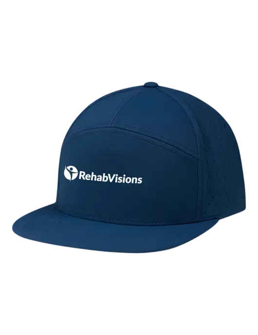 Richardson Light Navy Cannon Cap w/RehabVisions POST Logo