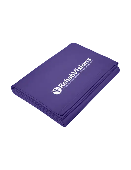 Core Purple Fleece Sweatshirt Blanket w/RehabVisions POST Logo