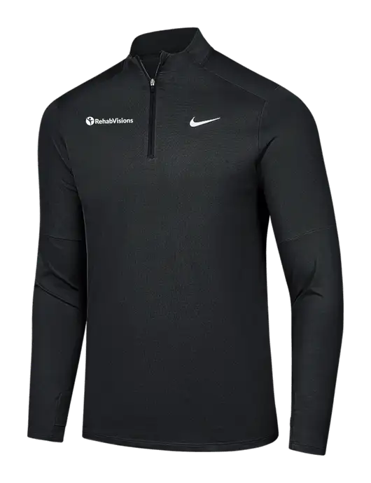 Nike Black Dri-FIT Element 1/2-Zip Pullover w/RehabVisions POST Logo