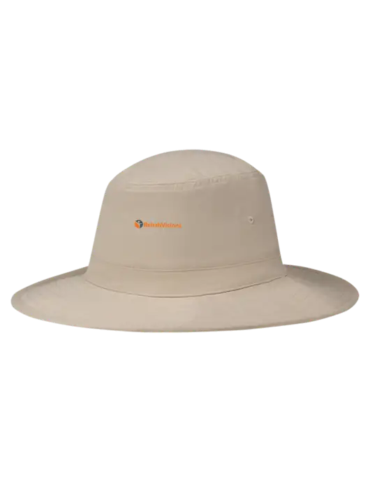 Tan Booney Sun Hat w/RehabVisions POST Logo