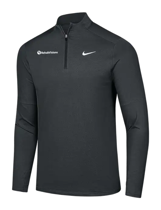 Nike Dark Grey Dri-FIT Element 1/2-Zip Pullover w/RehabVisions POST Logo
