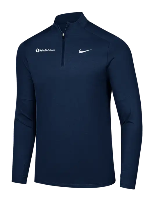 Nike Dark Navy Dri-FIT Element 1/2-Zip Pullover w/RehabVisions POST Logo