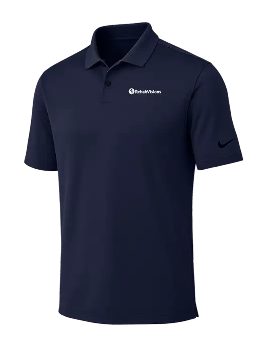 Nike Dark Navy Dri-FIT Vapor Polo w/RehabVisions POST Logo