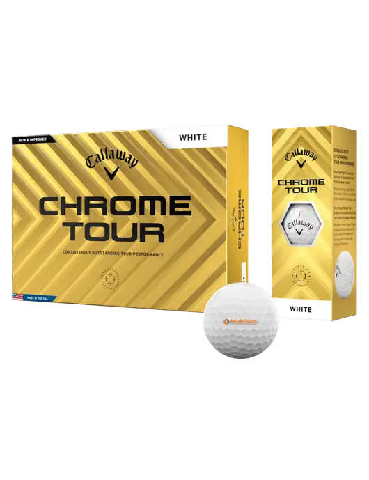 Callaway Chrome Tour Golf Balls 12/pkg w/RehabVisions POST Logo