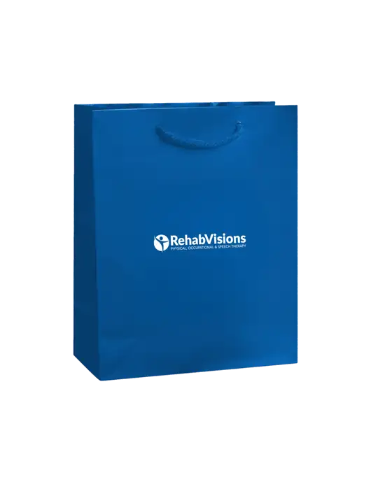 Royal Gift Bag Gloss 8x10 w/RehabVisions POST Logo