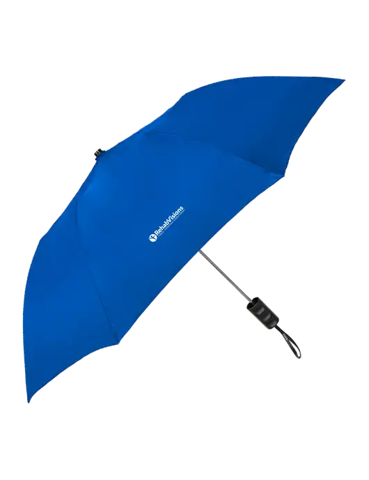 Dark Royal 42" Folding Umbrella  w/RehabVisions POST Logo