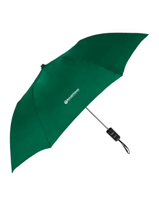 Dark Green 42" Folding Umbrella  w/RehabVisions POST Logo