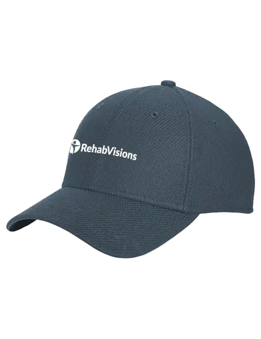 New Era Diamond Era Dark Slate Stretch Cap w/RehabVisions POST Logo