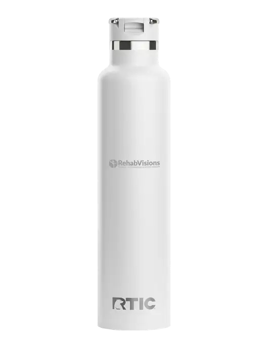 RTIC Journey 26 oz White Bottle w/RehabVisions POST Logo