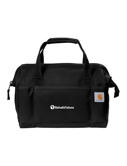 Carhartt Foundry Series 14” Black Tool Bag w/RehabVisions POST Logo