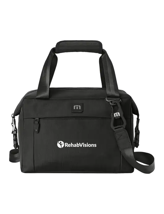TravisMathew Black Chill’n 12-Can Cooler w/RehabVisions POST Logo