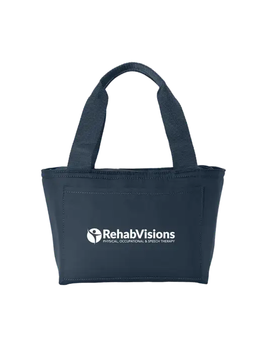Iso Dark Navy Lunch Tote w/RehabVisions POST Logo