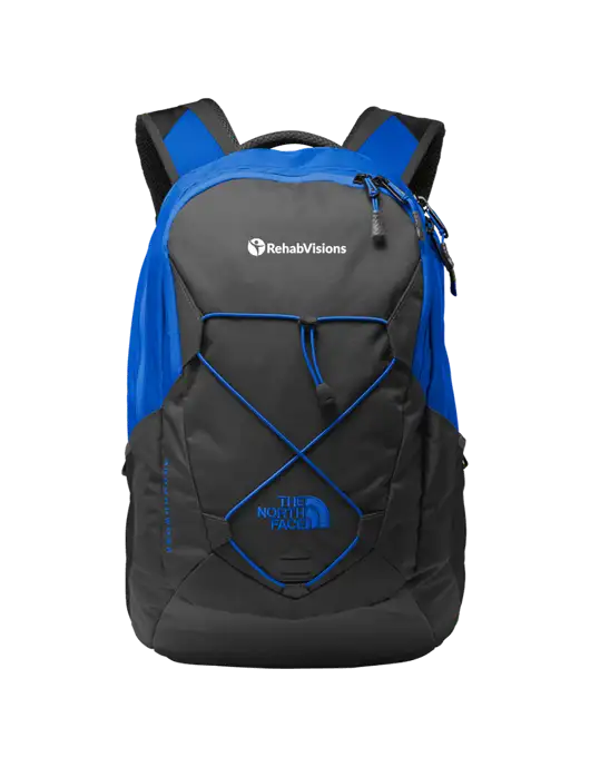 The North Face Charcoal Grey/Royal Groundwork Backpack w/RehabVisions POST Logo