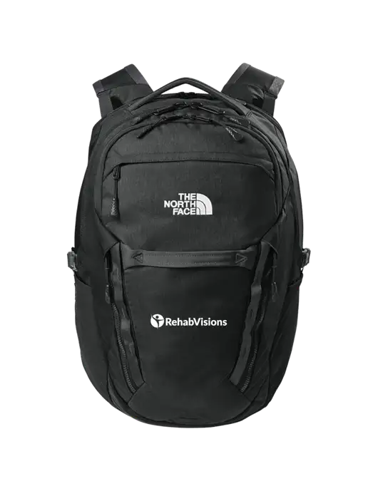 The North Face 31L Royal Arch Black Backpack w/RehabVisions POST Logo