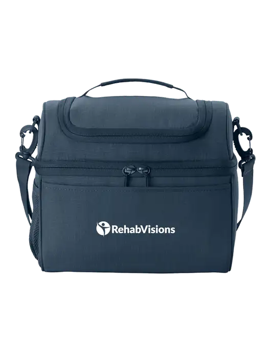 Polar Lunch Dark Navy Cooler w/RehabVisions POST Logo