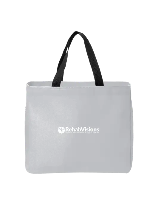 Essential Light Grey Tote w/RehabVisions POST Logo