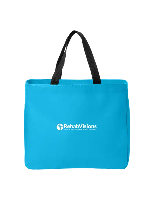 Essential Light Sapphire Tote w/RehabVisions POST Logo