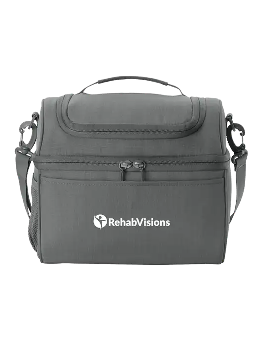 Polar Lunch Medium Grey Cooler w/RehabVisions POST Logo