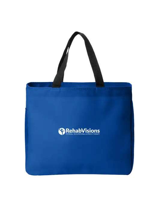 Essential Royal Tote w/RehabVisions POST Logo