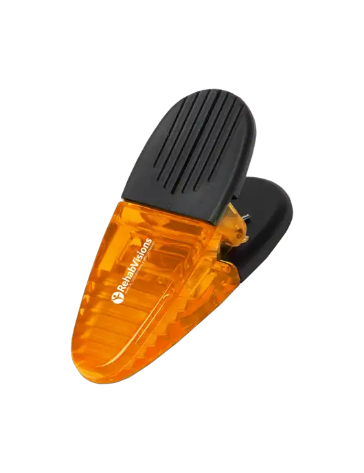 Magnetic Orange Power Clip w/RehabVisions POST Logo