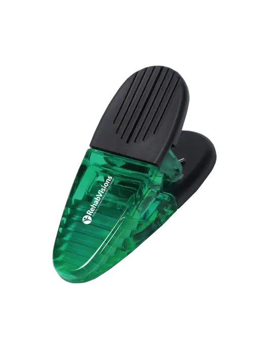 Magnetic Green Power Clip w/RehabVisions POST Logo