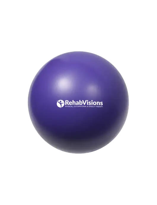 Purple Stress Reliever Ball w/RehabVisions POST Logo
